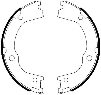 Тормозные колодки ручника FERODO FSB4089