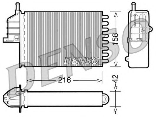 Радиатор отопителя DENSO DRR09080
