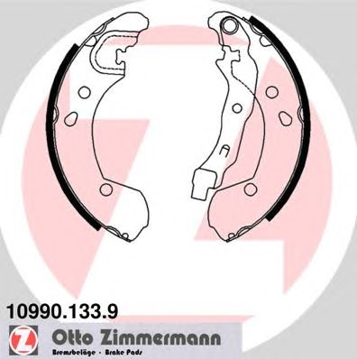 Тормозные колодки ZIMMERMANN 10990.133.9