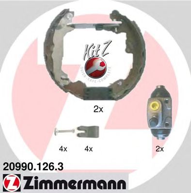 Тормозные колодки ZIMMERMANN 20990.126.3