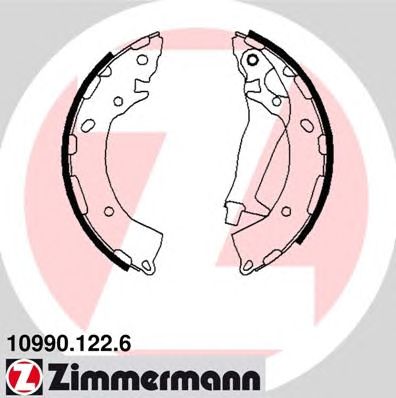 Тормозные колодки ZIMMERMANN 10990.122.6