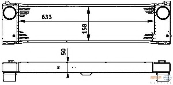 Интеркулер HELLA 8ML 376 723-531