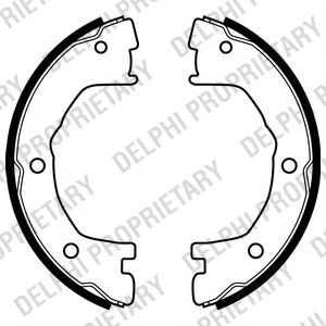 Тормозные колодки ручника DELPHI LS1919