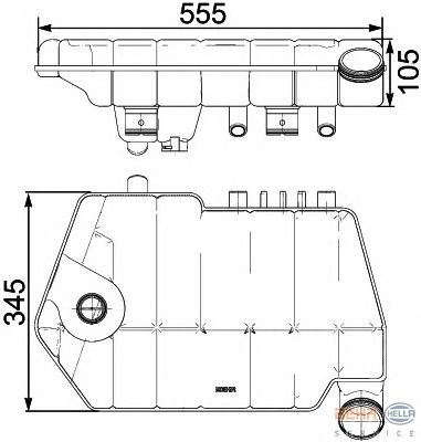 Расширительный бачок HELLA 8MA 376 731-621