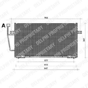 Радіатор кондиціонера DELPHI TSP0225204