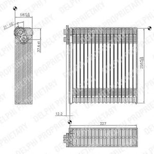 Испаритель кондиционера DELPHI TSP0525153