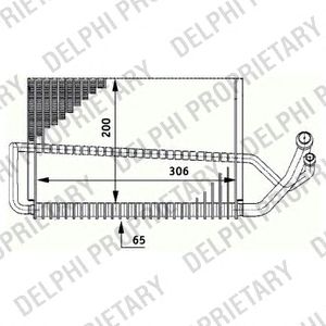 Испаритель кондиционера DELPHI TSP0525175