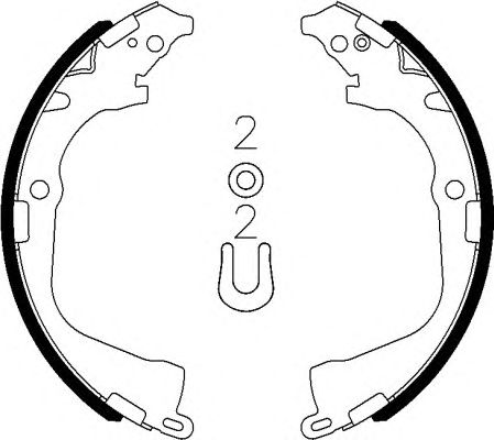 Тормозные колодки HELLA 8DB 355 022-061