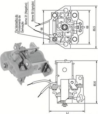 Втягивающее реле MAGNETI MARELLI 940113050338