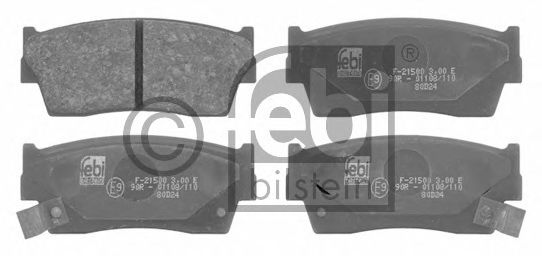 Тормозные колодки FEBI BILSTEIN 16656