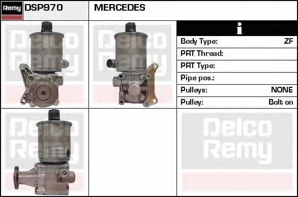 Насос гидроусилителя DELCO REMY DSP970