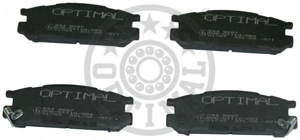 Тормозные колодки OPTIMAL 9687