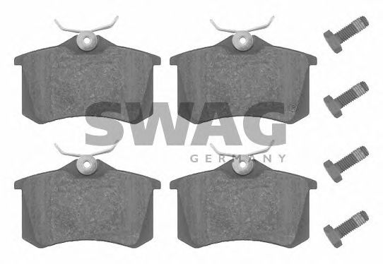 Тормозные колодки SWAG 30 91 6344