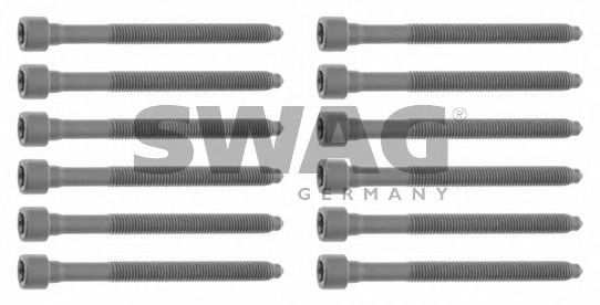 Комплект болтов головки блока цилиндров (ГБЦ) SWAG 30 92 6433