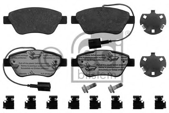 Тормозные колодки FEBI BILSTEIN 16876