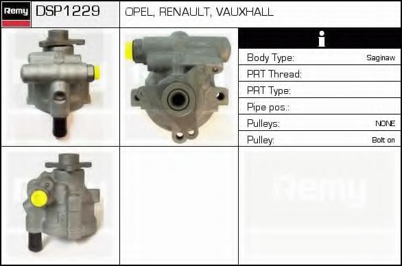 Насос гидроусилителя DELCO REMY DSP1229