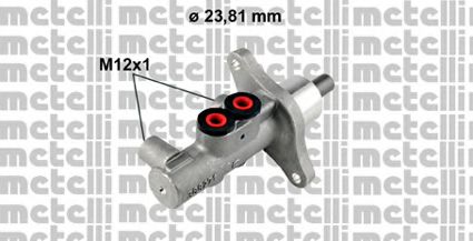 Главный тормозной цилиндр METELLI 05-0776