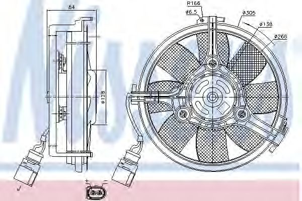 Вентилятор охлаждения NISSENS 85639