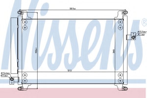Радиатор кондиционера NISSENS 940310