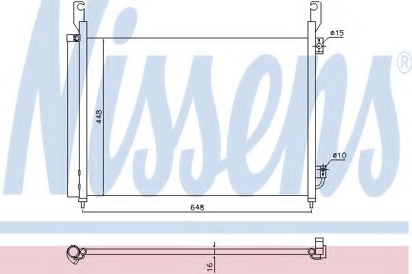 Радиатор кондиционера NISSENS 940316