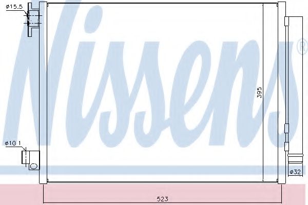 Радиатор кондиционера NISSENS 940321