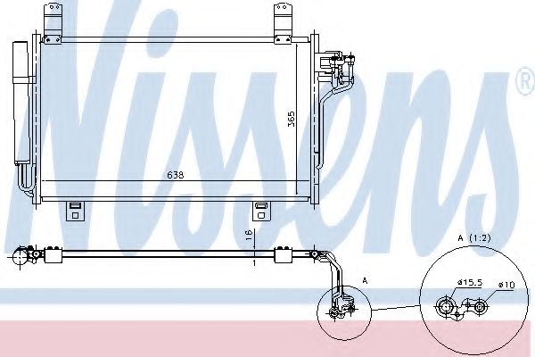Радиатор кондиционера NISSENS 940326