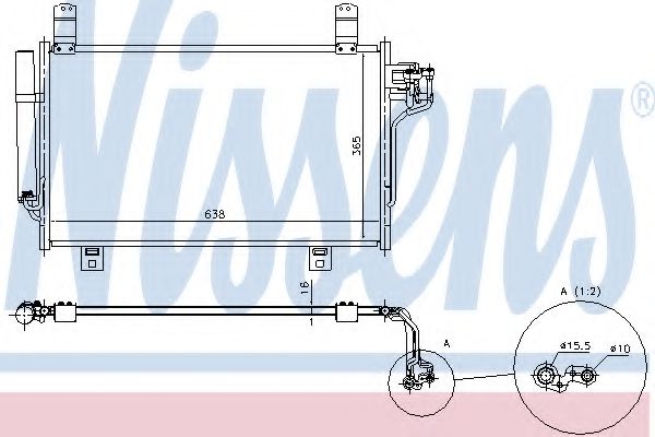 Радиатор кондиционера NISSENS 940327