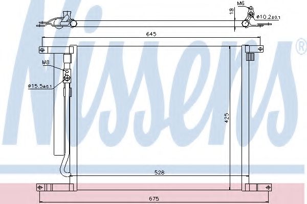 Радиатор кондиционера NISSENS 940335