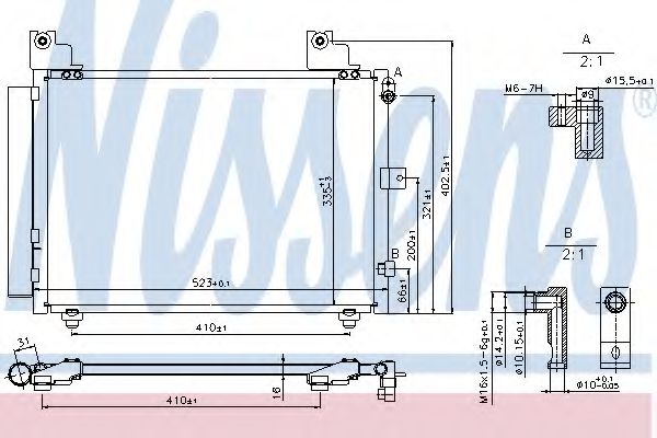 Радіатор кондиціонера NISSENS 940359