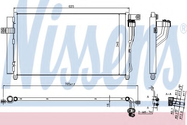 Радиатор кондиционера NISSENS 940360