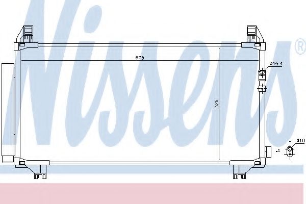 Радиатор кондиционера NISSENS 940369