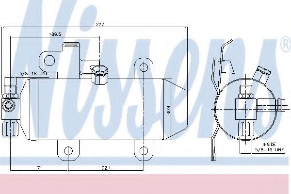 Осушитель кондиционера NISSENS 95459