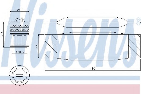 Осушитель кондиционера NISSENS 95490