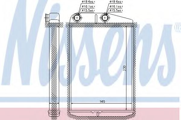 Радіатор опалення NISSENS 73989