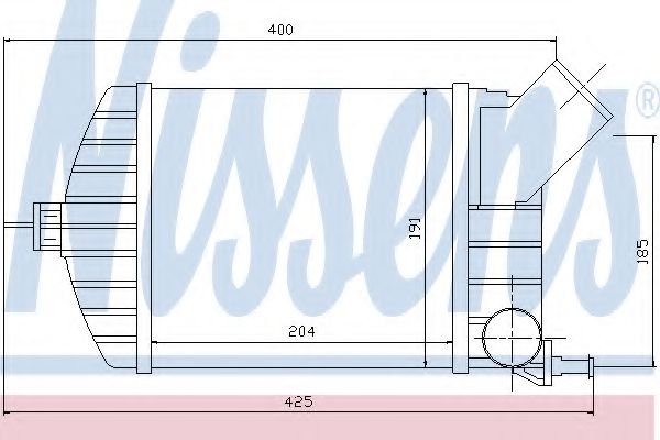 Интеркулер NISSENS 96704