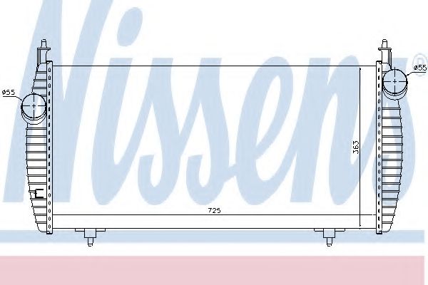 Интеркулер NISSENS 96510