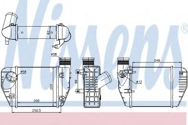 Интеркулер NISSENS 96544