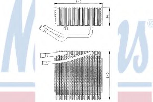 Испаритель кондиционера NISSENS 92006