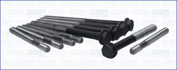 Комплект болтов головки блока цилиндров (ГБЦ) AJUSA 81007800