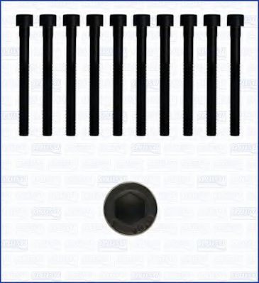 Комплект болтов головки блока цилиндров (ГБЦ) AJUSA 81024400