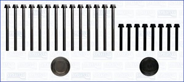 Комплект болтов головки блока цилиндров (ГБЦ) AJUSA 81025600
