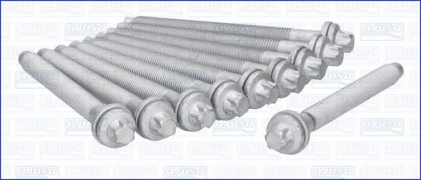 Комплект болтов головки блока цилиндров (ГБЦ) AJUSA 81028600