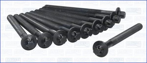 Комплект болтов головки блока цилиндров (ГБЦ) AJUSA 81031800