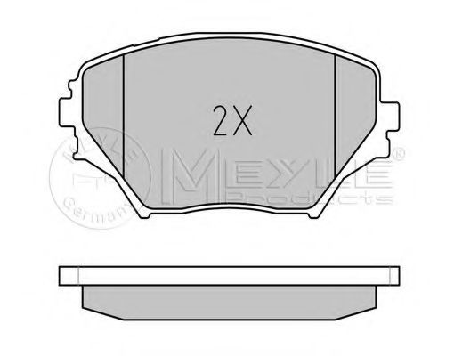 Тормозные колодки MEYLE 025 235 8517