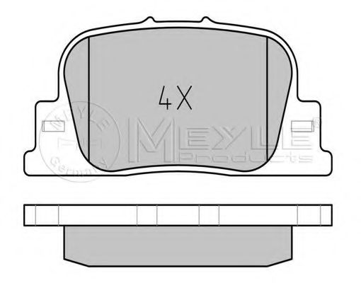 Тормозные колодки MEYLE 025 235 9215