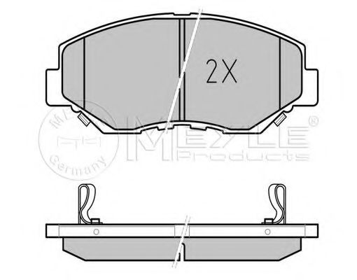 Тормозные колодки MEYLE 025 238 6817