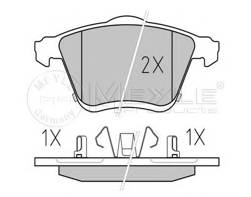 Тормозные колодки MEYLE 025 240 0218/W