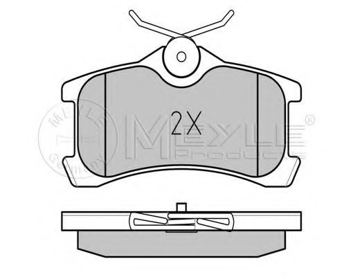 Тормозные колодки MEYLE 025 240 1314/W