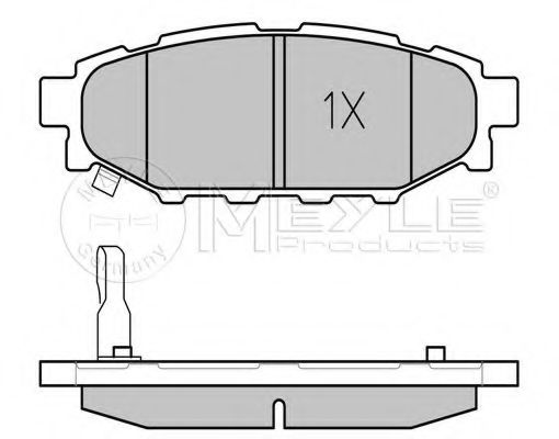 Тормозные колодки MEYLE 025 242 7114/W