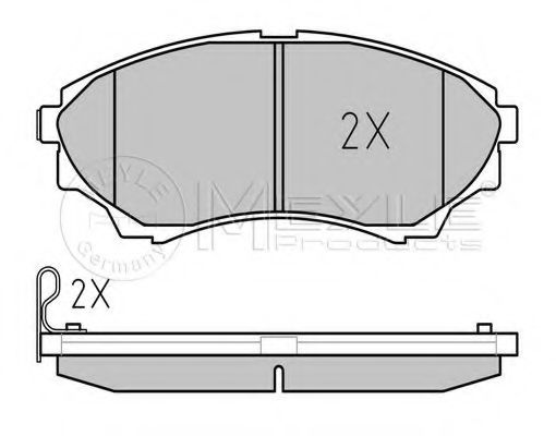 Тормозные колодки MEYLE 025 243 5316/W